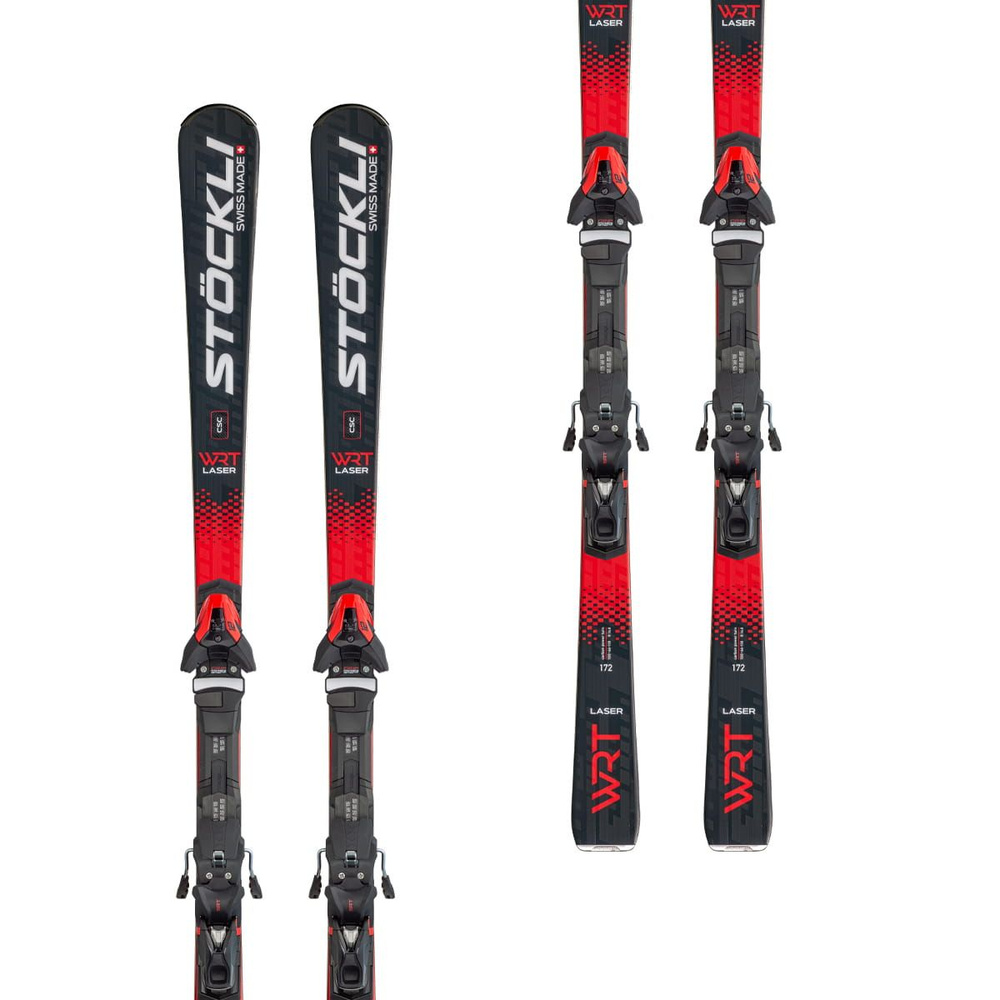 StockliLaser WRT + SRT 12 red-black Горные лыжи, ростовка: 172 см #1