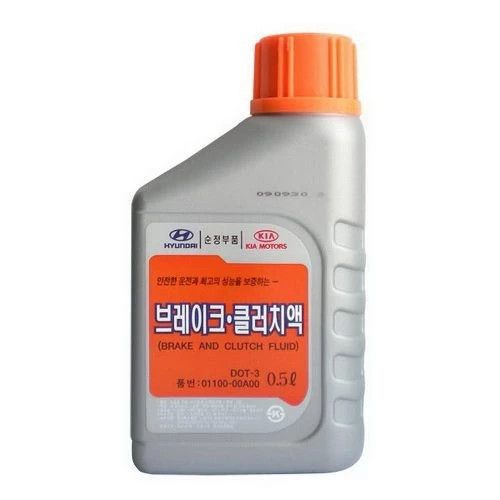Тормозная жидкость Hyundai/Kia Вrake Fluid DOT 3 Class 3 0,5 л #1