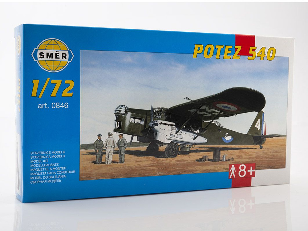 Сборная модель самолета Smer Самолет Potez 540, масштаб 1/72 #1