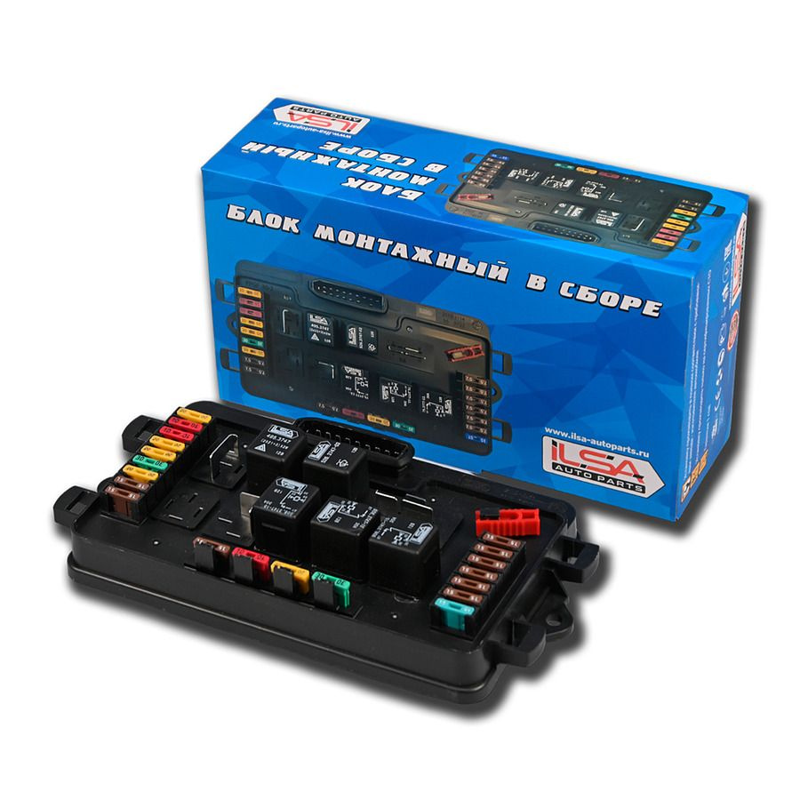 Блок реле и предохранителей (Монтажный блок) (Нового образца) ВАЗ LADA ...