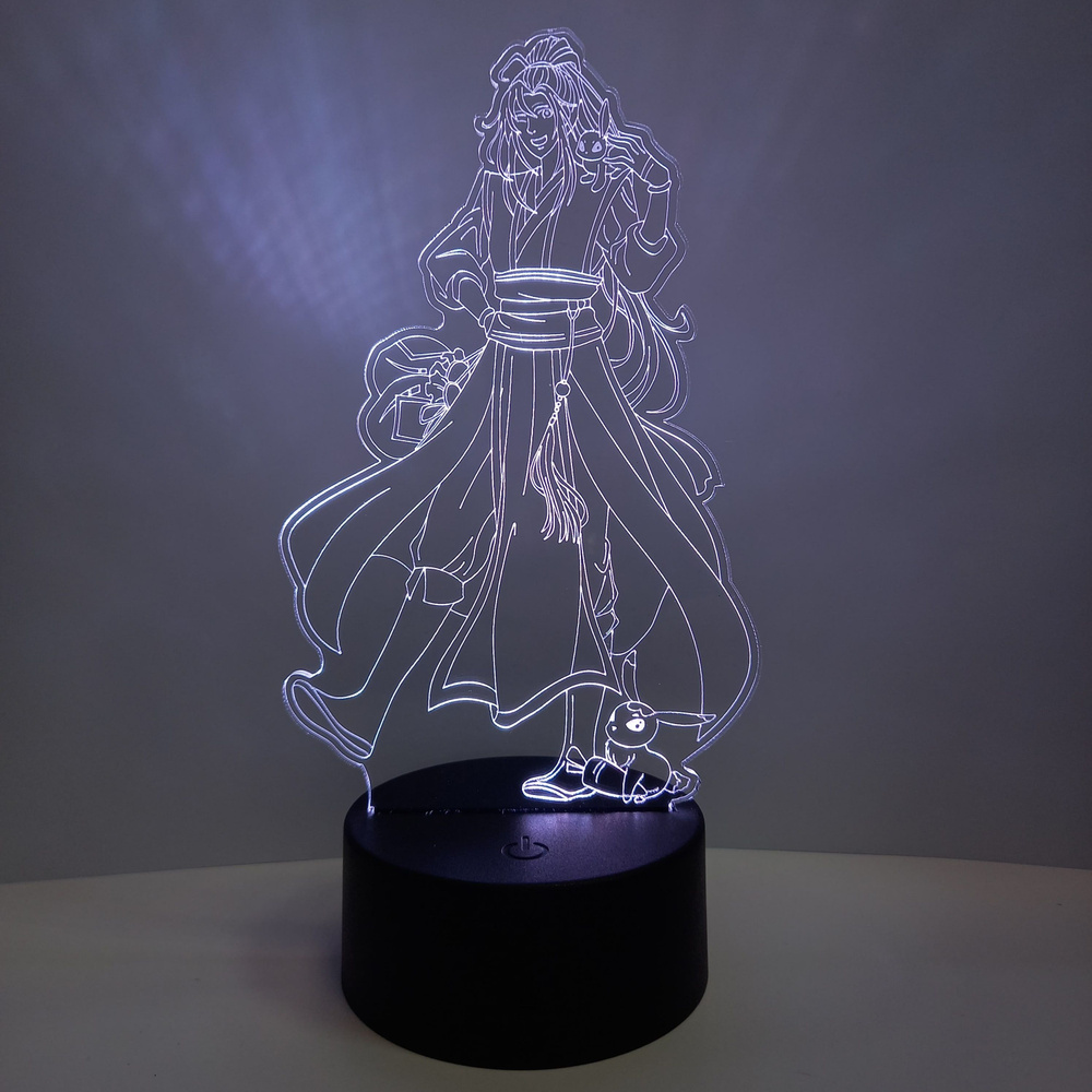 3D светильник-ночник, лампа по аниме: Магистр дьявольского культа, Вэй Усянь  #1