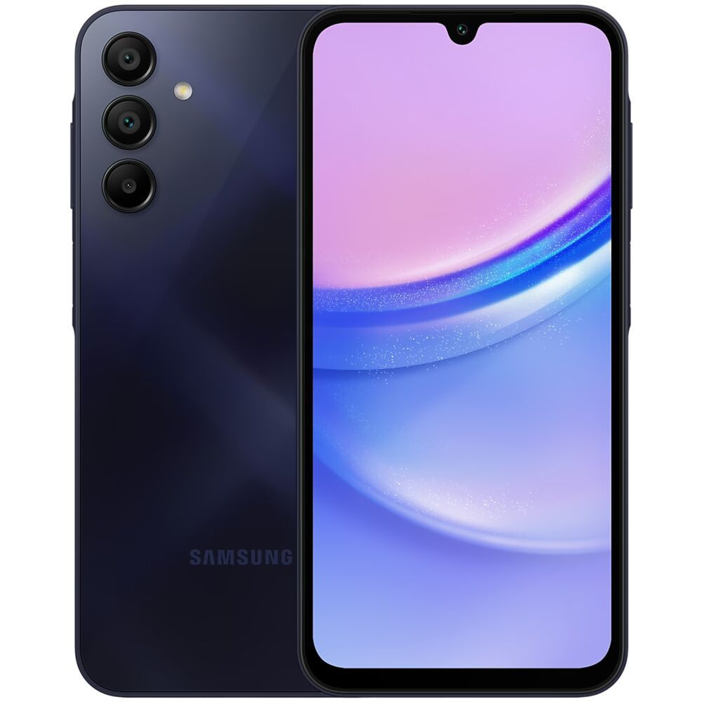 Samsung Смартфон Galaxy A15 4/128 ГБ, черный #1