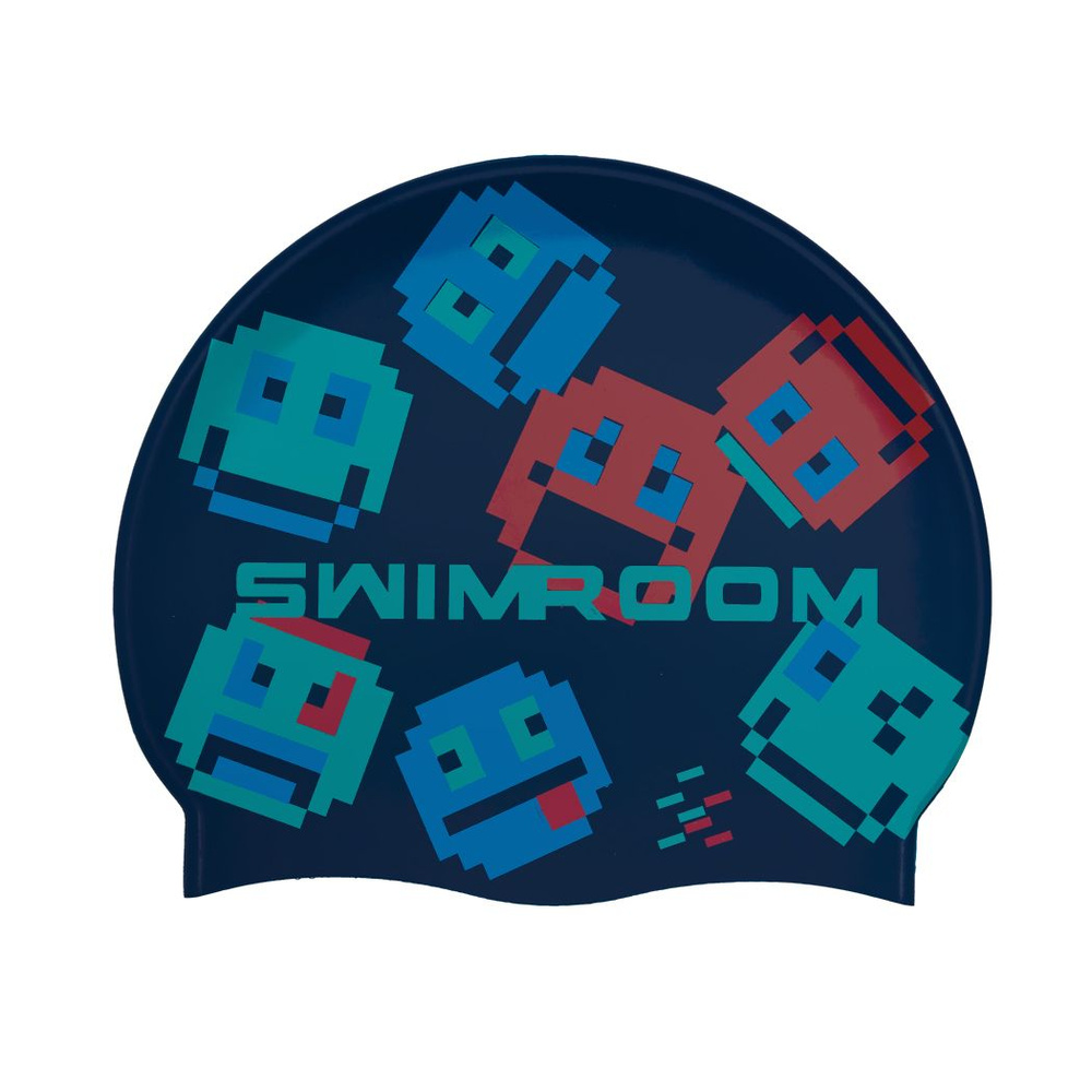 Силиконовая шапочка для плавания / бассейна SwimRoom "Smile" #1