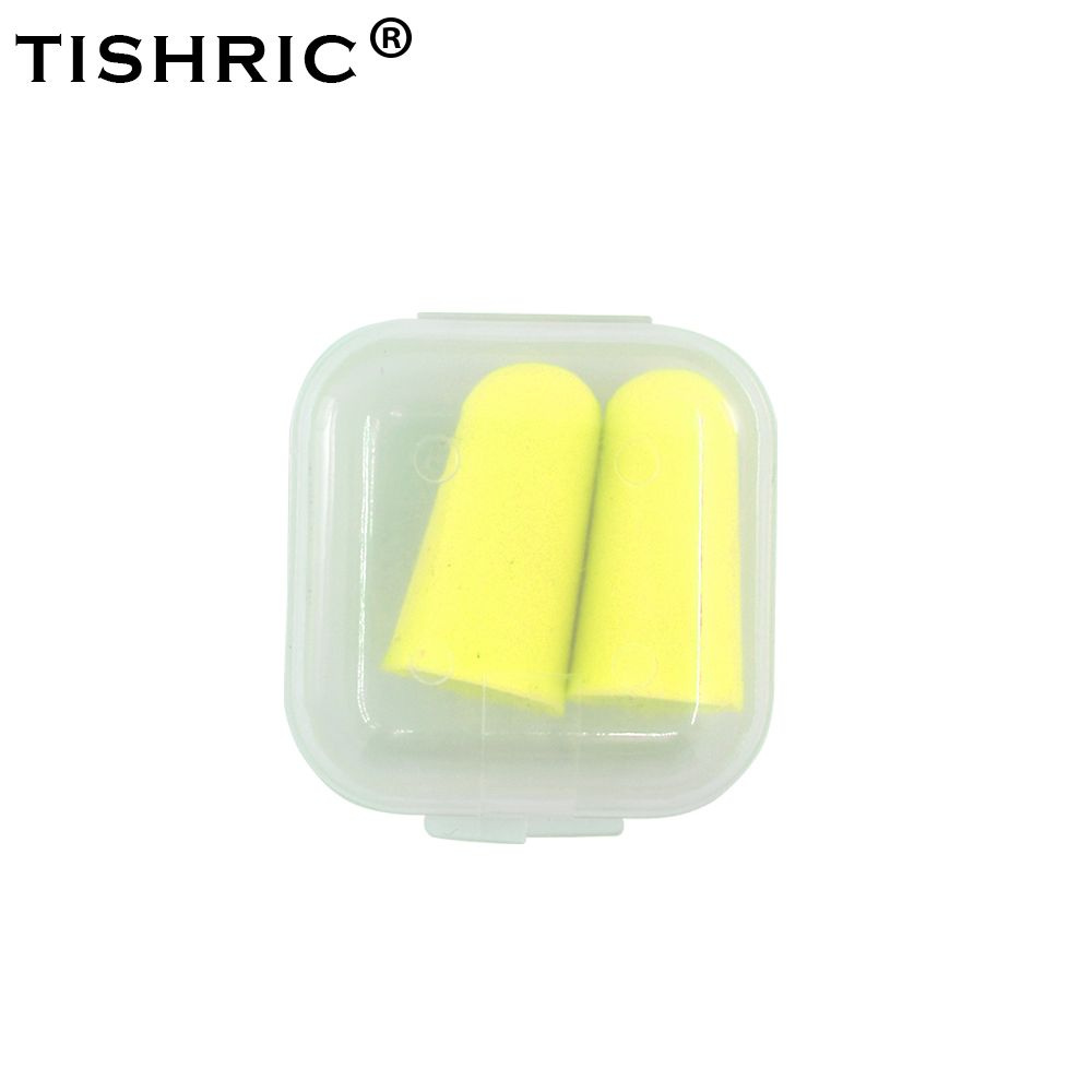 TISHRIC 2 шт. 1 пар, шумопоглощающие затычки для сна, мягкие губчатые ...