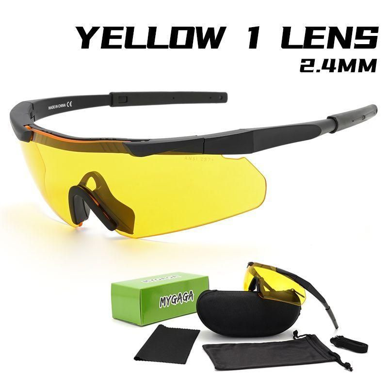 2,4 мм военные тактические очки CS Airsoft ветрозащитные очки для ...