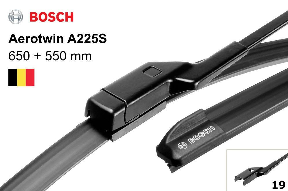 Bosch Комплект бескаркасных щеток стеклоочистителя, арт. 3397007225, 65 см + 55 см  #1