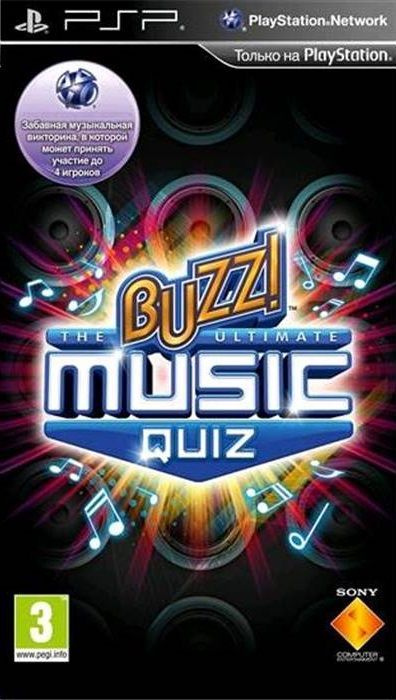 Игра Buzz!: The Ultimate Music Quiz (PlayStation Portable (PSP), Английская версия)  #1
