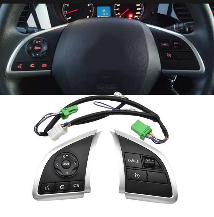 кнопки управления мультимедиа и круиз контроля Митсубиси Аутлендер 3 ...