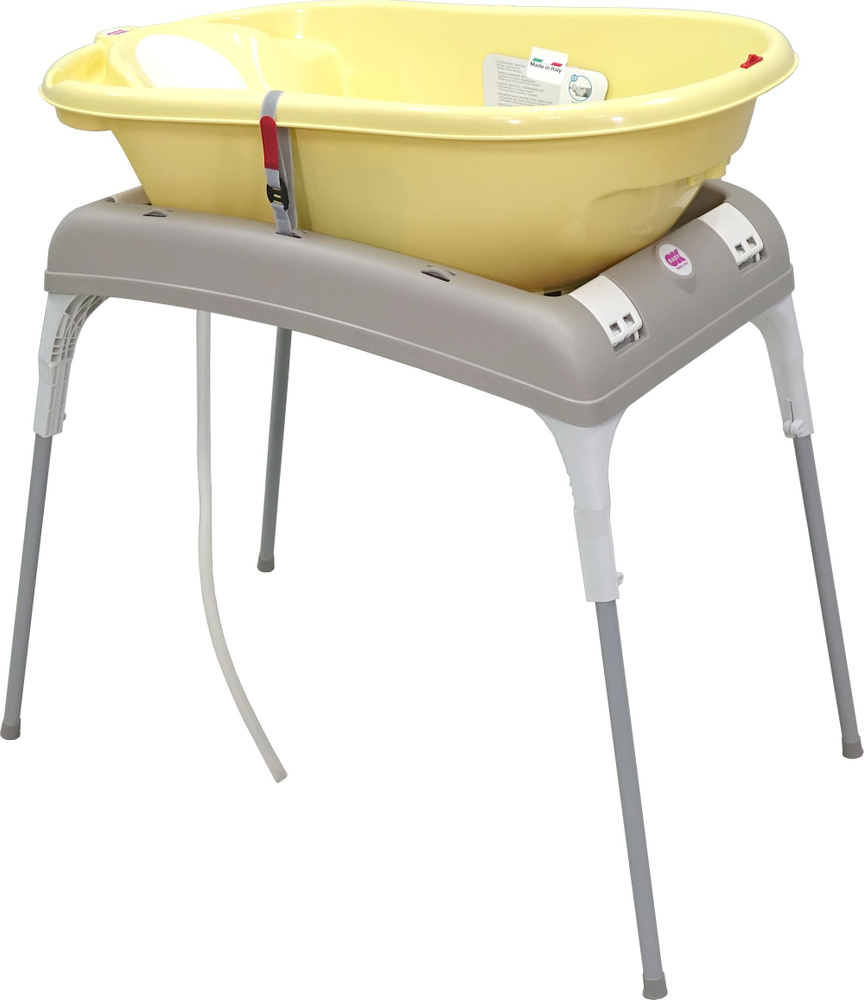 Комплект ванночка Ok Baby Onda Evolution+Подставка универсальная Желтая  #1