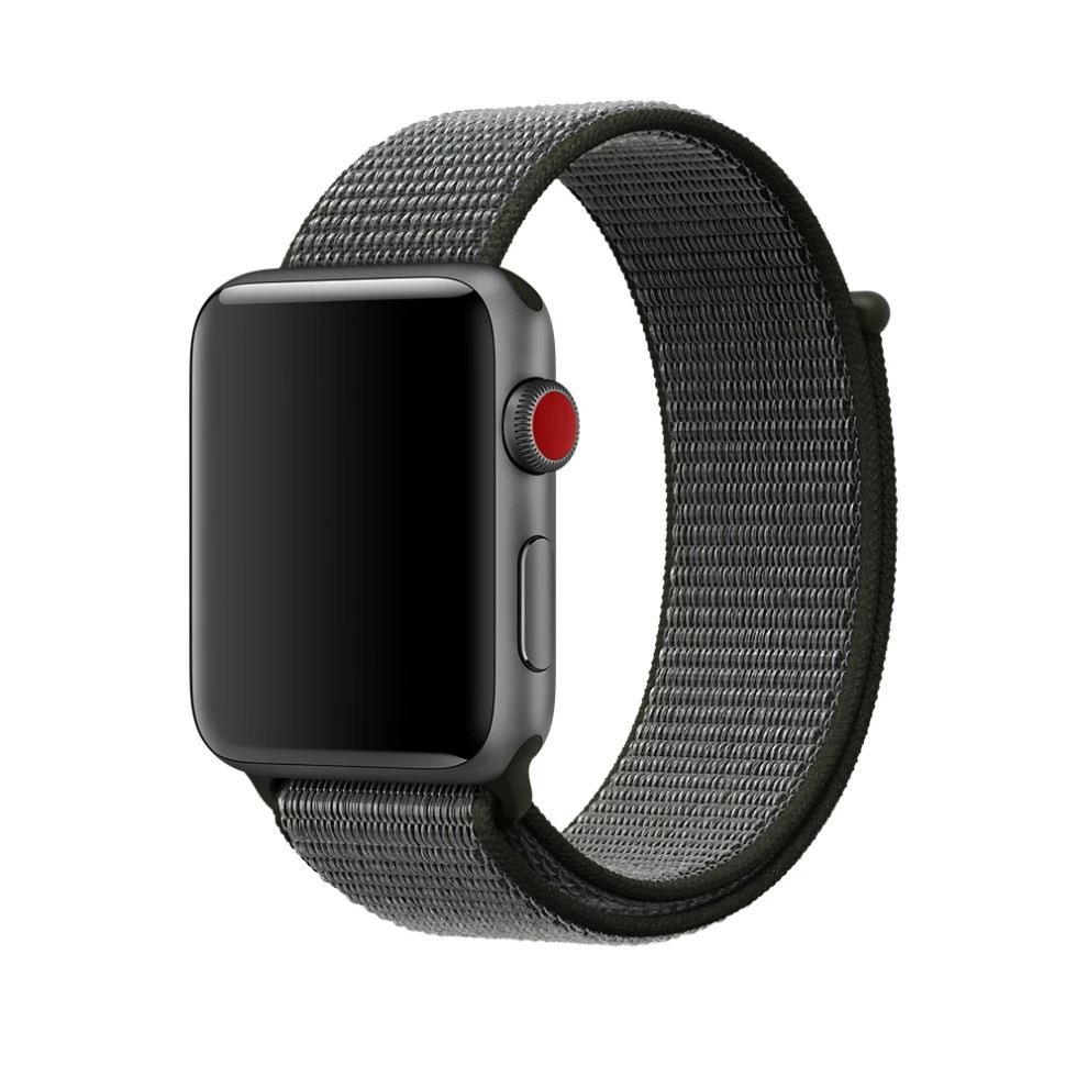 Ремешок нейлоновый Dark Olive Sport Loop (Темный ливковый) Apple Watch 40mm (38mm; 41mm) MQW62ZM/A. Товар #1