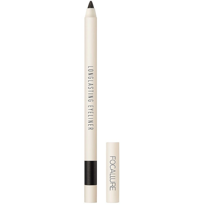 FOCALLURE Карандаш для век Lasting Soft Gel Pencil, № 01 Высокие шпильки, 0,4 г  #1