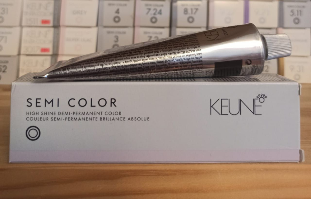 Keune Semi Color #6.3 Безаммиачный краситель Кёнэ Сэми для тонирования, 60 мл  #1