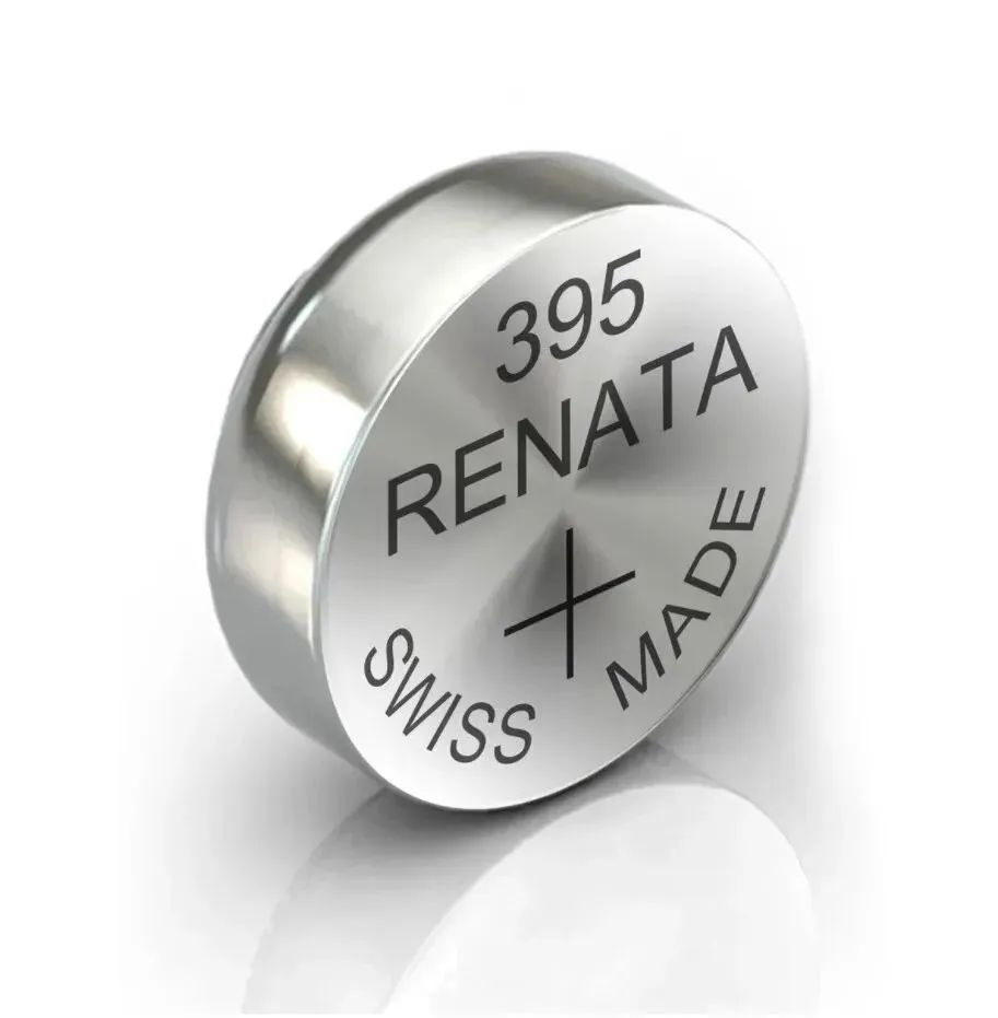Renata Батарейка 395, 399 (SR57, SR927), Оксид-серебряный тип, 1,55 В, 1 шт  #1