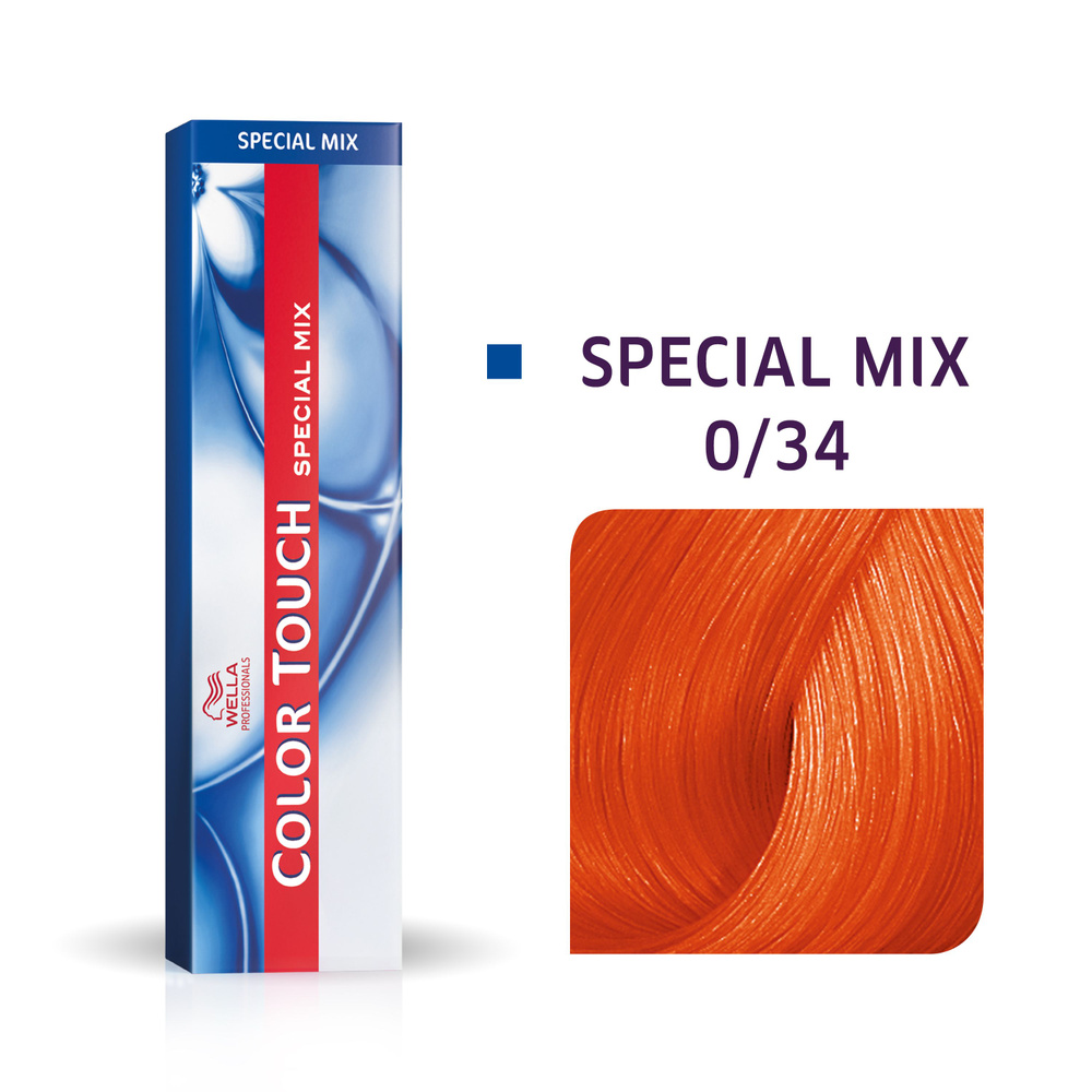 Профессиональная стойкая крем-краска для волос Wella Professionals Color Touch 0/34 магический коралл #1