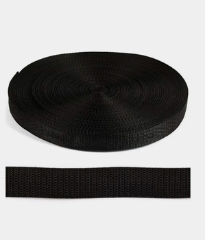 1.25 Black Nylon Strap