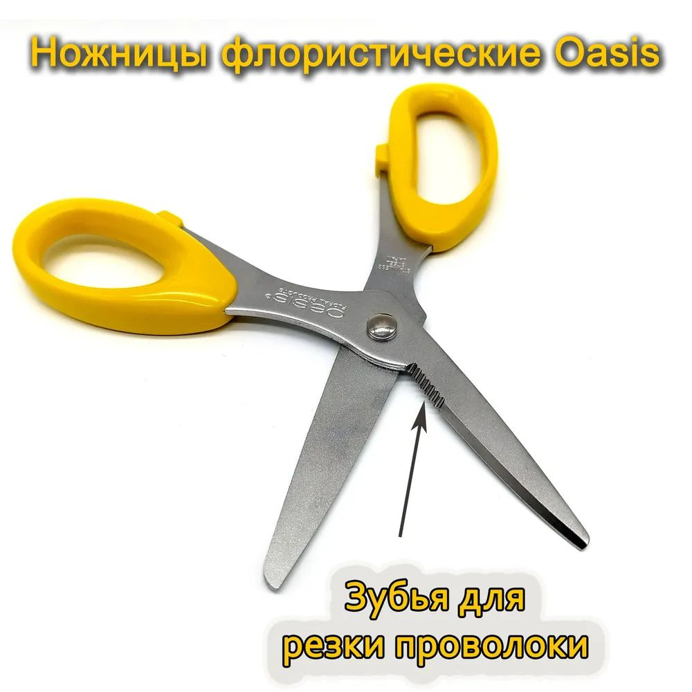 Универсальные флористические ножницы Oasis Multi Purpose Scissor, 17см.