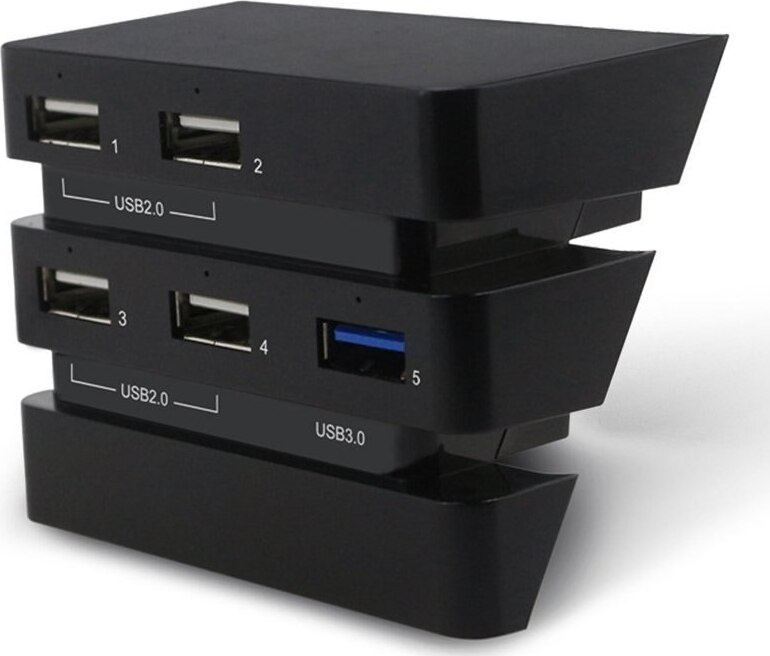 USB Хаб на 5 портов для PlayStation 4 PRO, DOBE PS4 PRO HUB Gaming Console TP4-832 #1