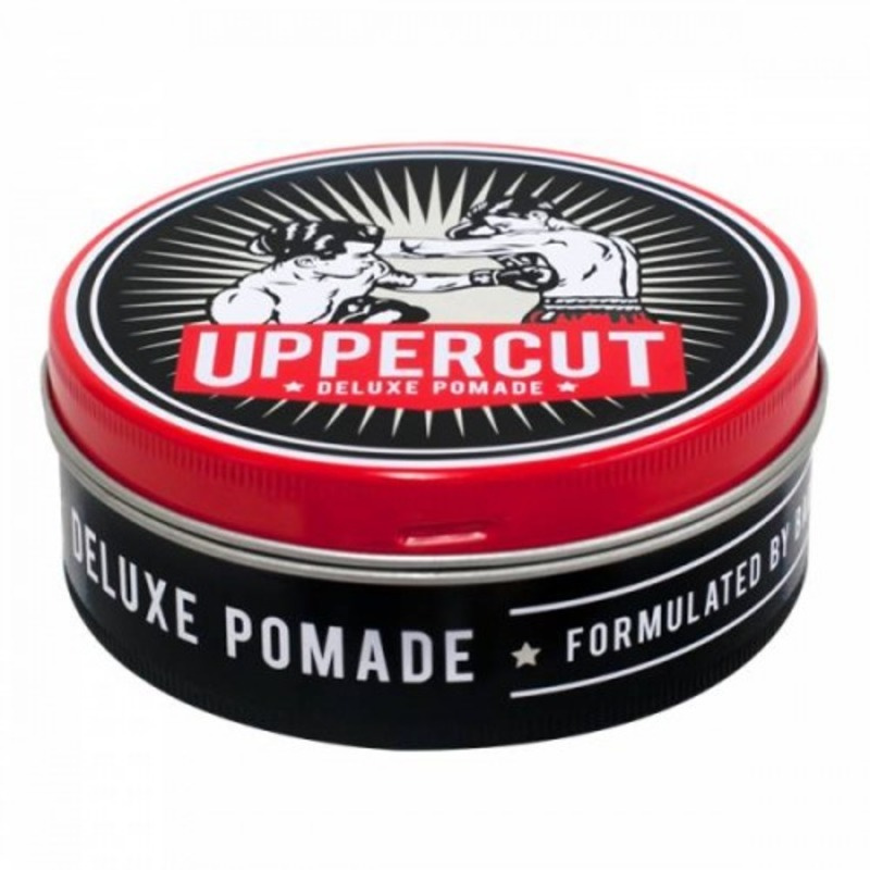 Uppercut Deluxe Pomade помада для укладки волос сильной фиксации 100 гр  #1