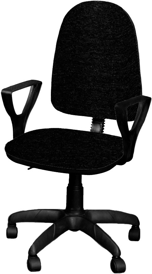 Кресло компьютерное Премьер-1 ткань черная #1