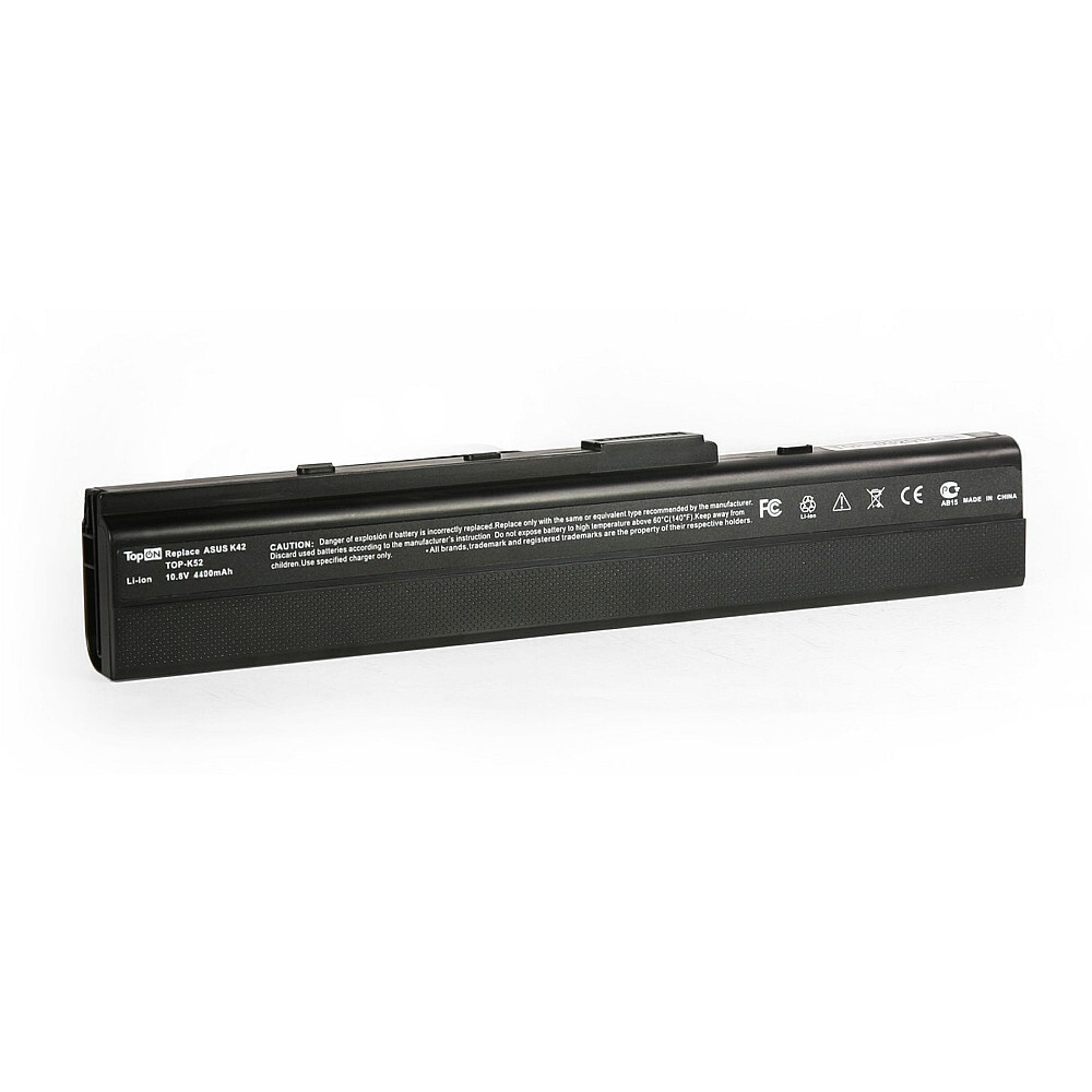 TopON Аккумулятор для ноутбука ASUS 4400 мАч, ((TOP-K52) A31-B53, A31-K42, A31-K52; A32-B53, A32-K42, #1