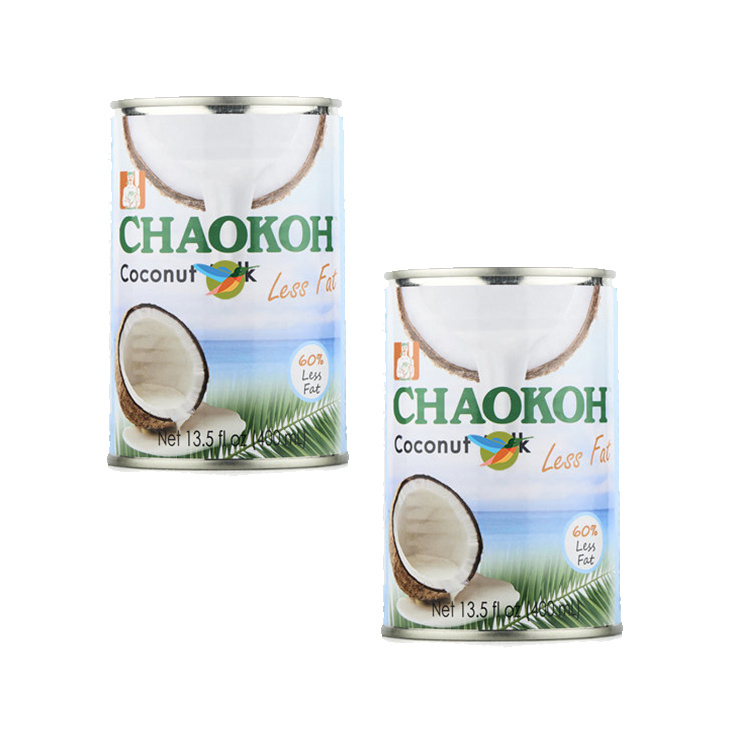 Кокосовое молоко CHAOKOH Less Fat (2 шт. по 400 мл), Таиланд #1
