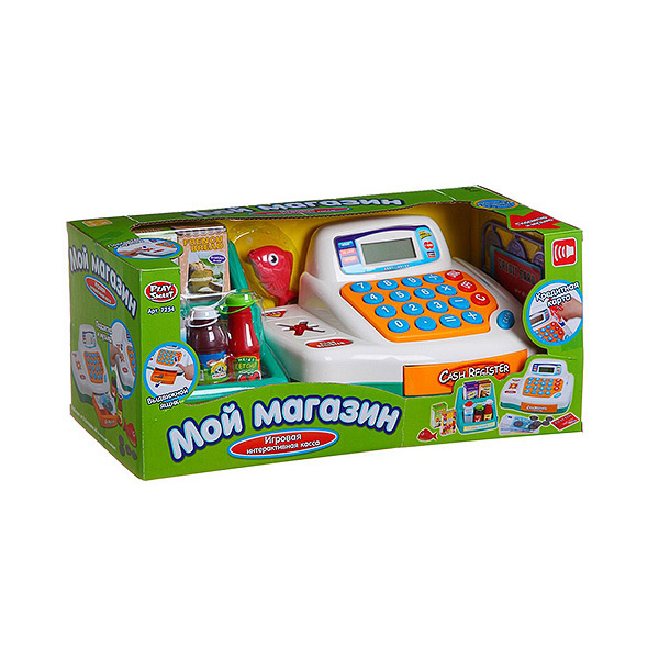 Игрушечная касса Мой Магазин Play Smart, 40*17*17см, BOX, арт.7254 #1