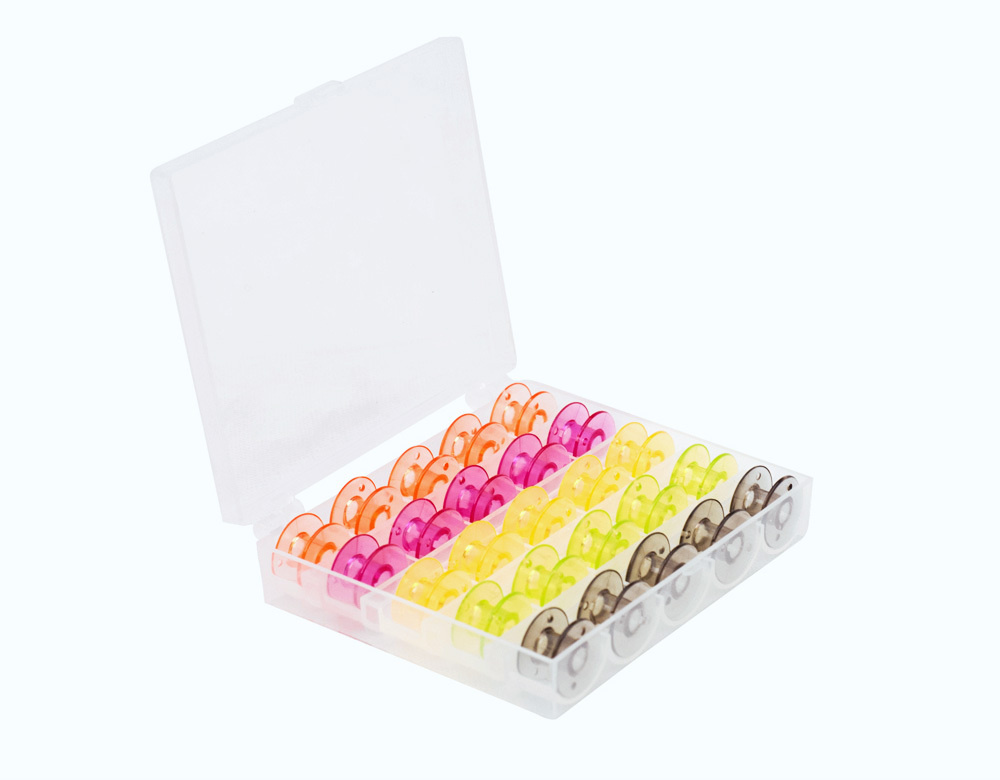 Набор шпулек для швейных машин Техмакс (шпульки разноцветные), 25 шт  #1