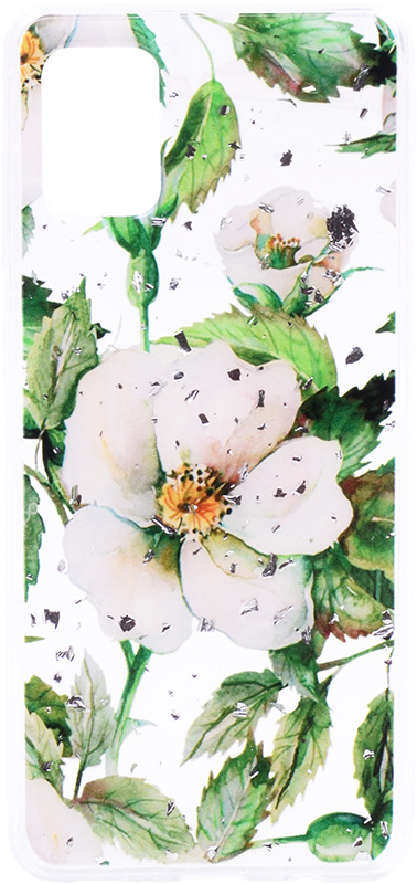 RE:PA Чехол - накладка Spring Flowers для Samsung Galaxy A31 зеленый #1