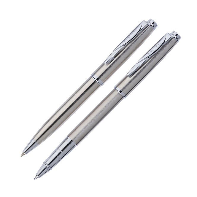 Набор подарочный Pierre Cardin Pen&Pen - Steel, ручка шариковая + ручка роллер, шт PC0918BP/RP  #1