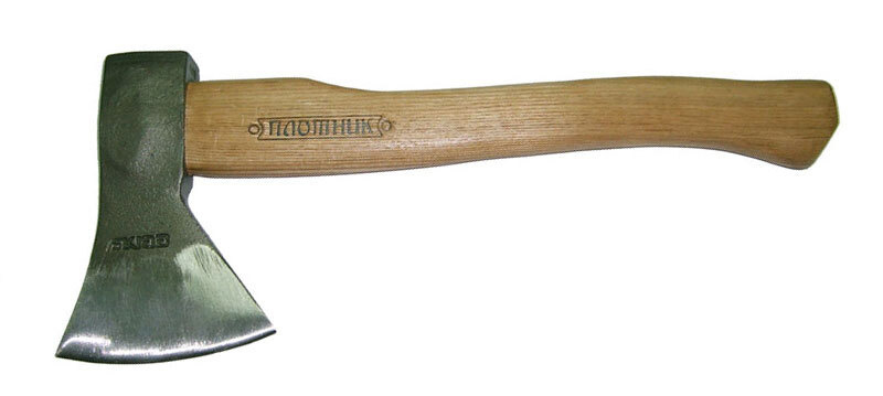 Топор кованный 800г с деревянной ручкой ПЛОТНИК 20112 #1