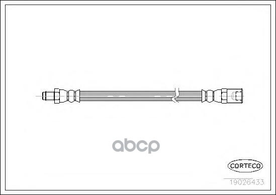 CORTECO Трубки тормозные, арт. 19026433 #1