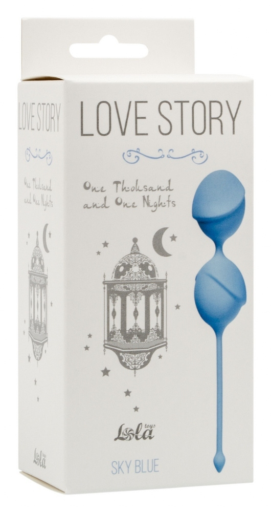 Вагинальные шарики Love Story One Thousand and One Nights Sky Blue #1