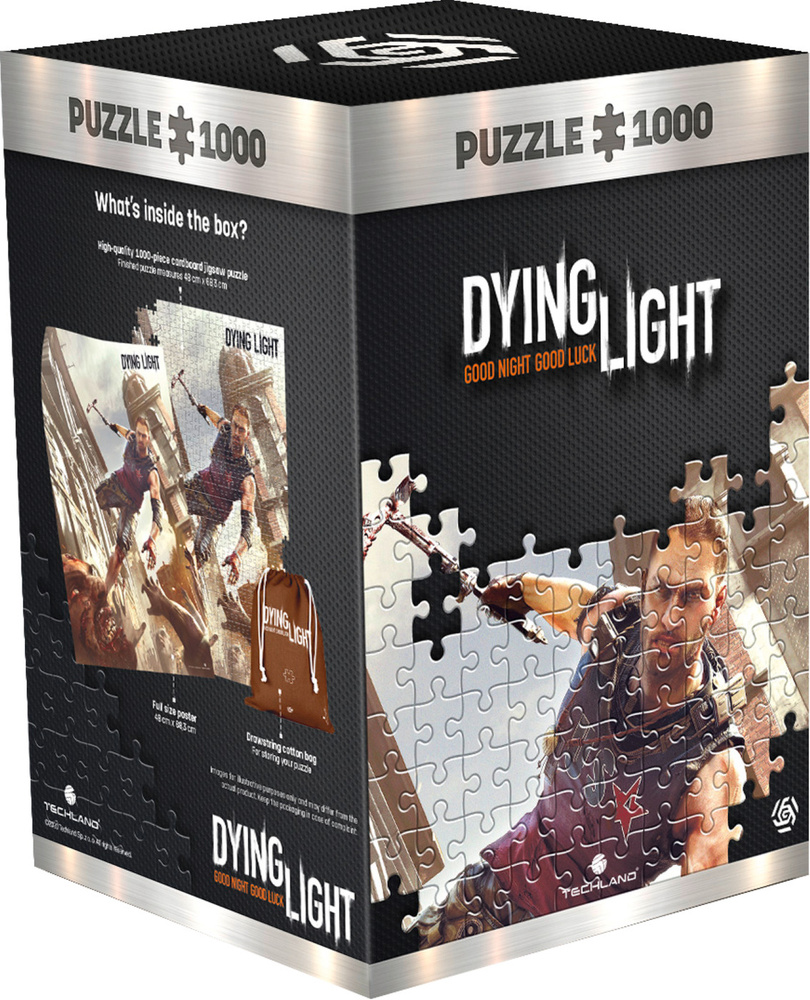 Пазл Dying Light 2 Cranes figh - 1000 элементов #1