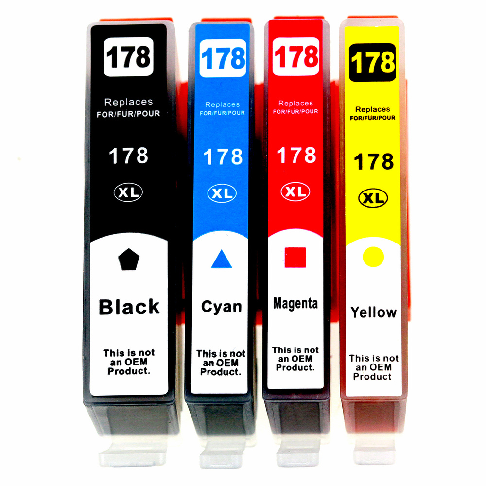 Комплект картриджей 178 для для принтеров HP PhotoSmart B010b, B109c, B109g, B109r, B110a, B110d, B110e, #1