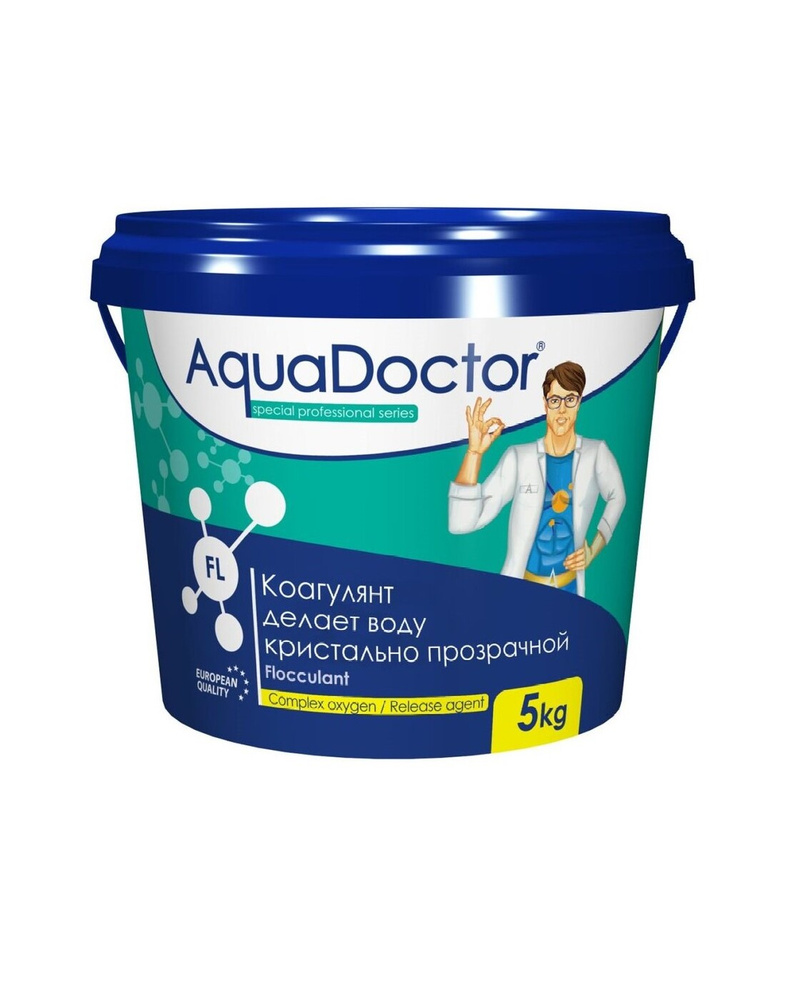 Коагулирующее средство в гранулах AquaDoctor FL (5 кг) #1