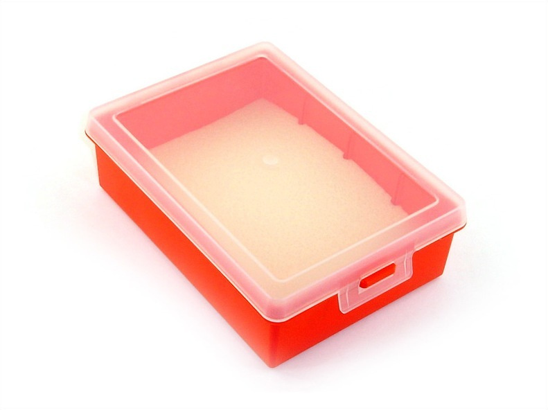 Коробка для приманок PlBOX 1801 (без ячеек, БЕЗ изолона) 125 х 175 х 50 мм, цв. Красный  #1