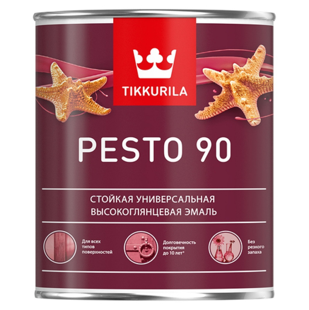 Миралкид 90/ песто 90 база с 0,9 л эмаль алкид. Высокоглянц.Tikkurila  #1