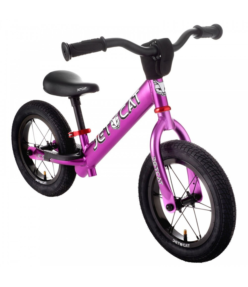 БЕГОВЕЛ JETCAT - 12 SPORT - SL - AIR PRO PURPLE/RED детский от 1,5 лет #1