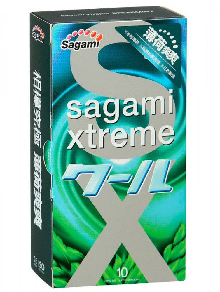 Презервативы ультратонкие Sagami Xtreme Mint N10/10 шт #1