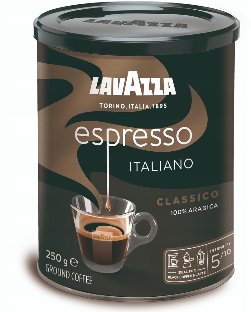 Кофе молотый Lavazza Espresso 250 г жестяная банка #1