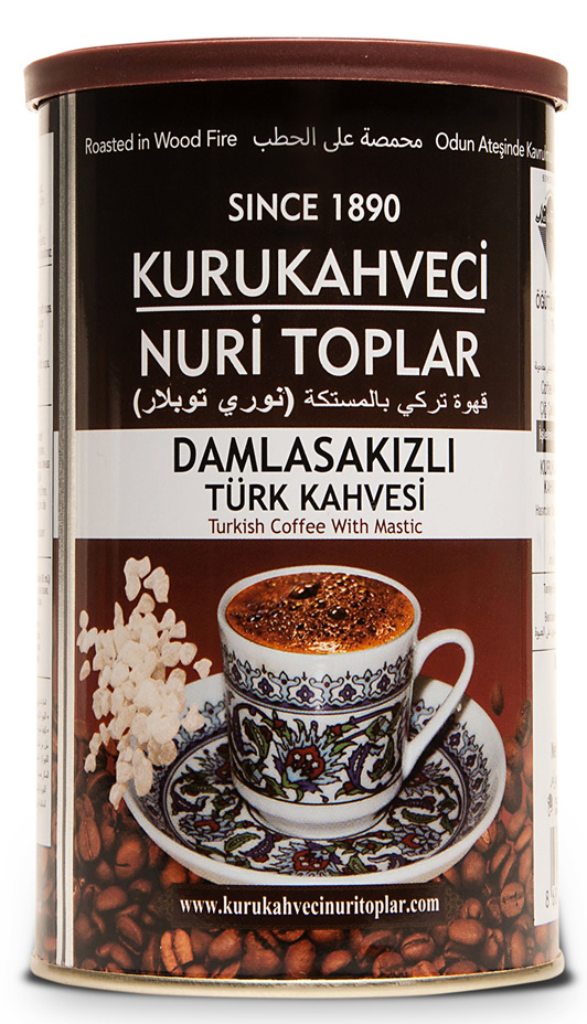Турецкий кофе молотый с мастикой. Kurukahveci Nuri Toplar, 250 гр. #1