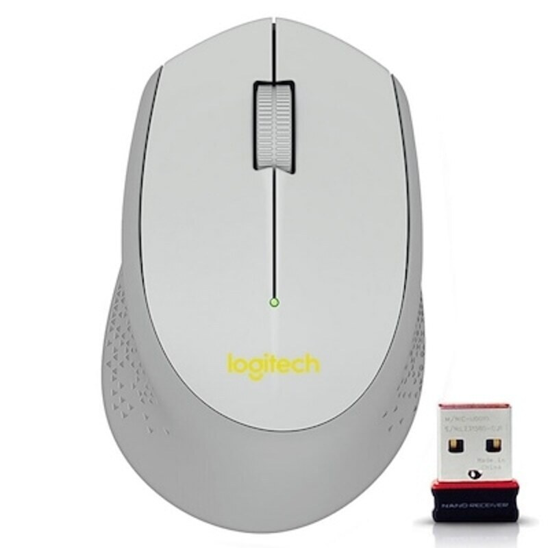 Logitech Мышь беспроводная M280, светло-серый #1