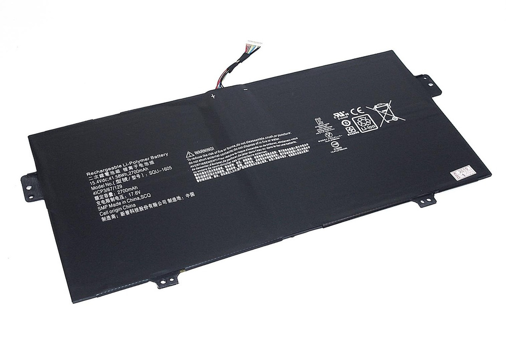 Аккумуляторная батарея для ноутбука Acer Swift 7 SF713-51 (SQU-1605) 15.4V 41.58Wh  #1