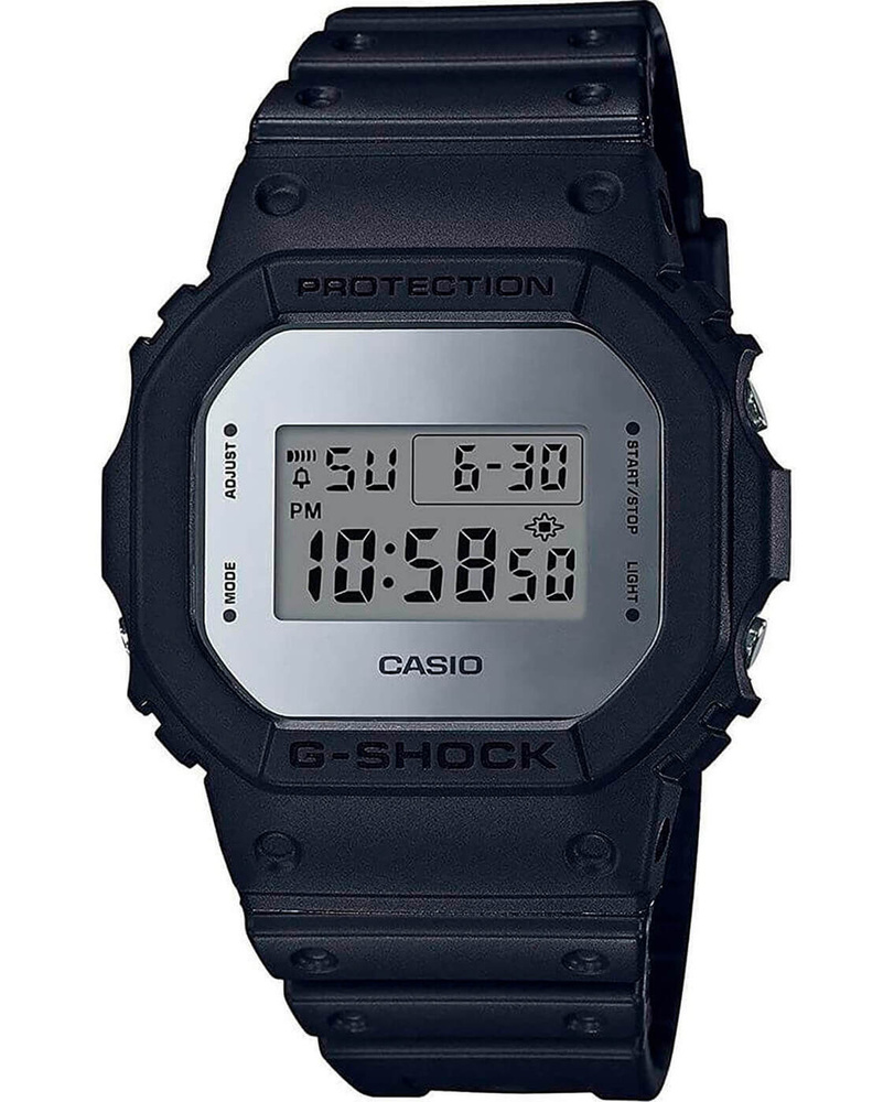 Противоударные японские мужские часы Casio G-Shock DW-5600BBMA-1E с хронографом с гарантией  #1