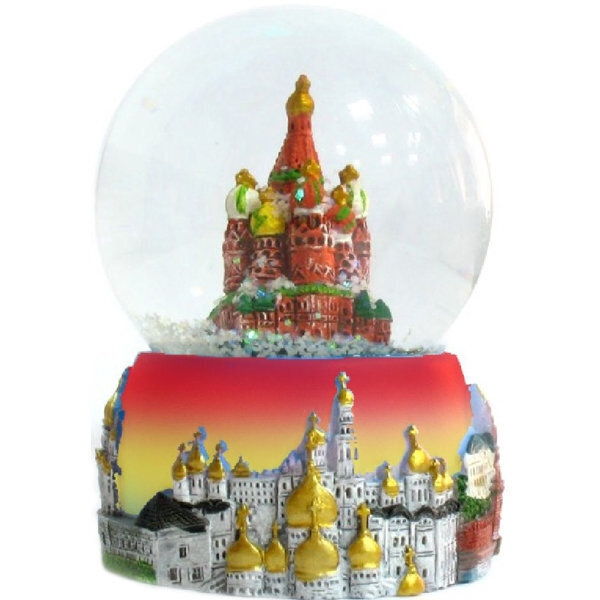 Шар со снегом "Москва" (диаметр 4,5 см) #1