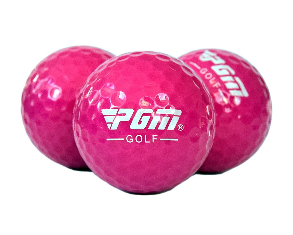 Мячи для гольфа малиновые PGM (3 мяча) #1