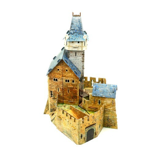 Сборная модель Умная Бумага Охотничий замок. Средневековый город УмБум294  #1
