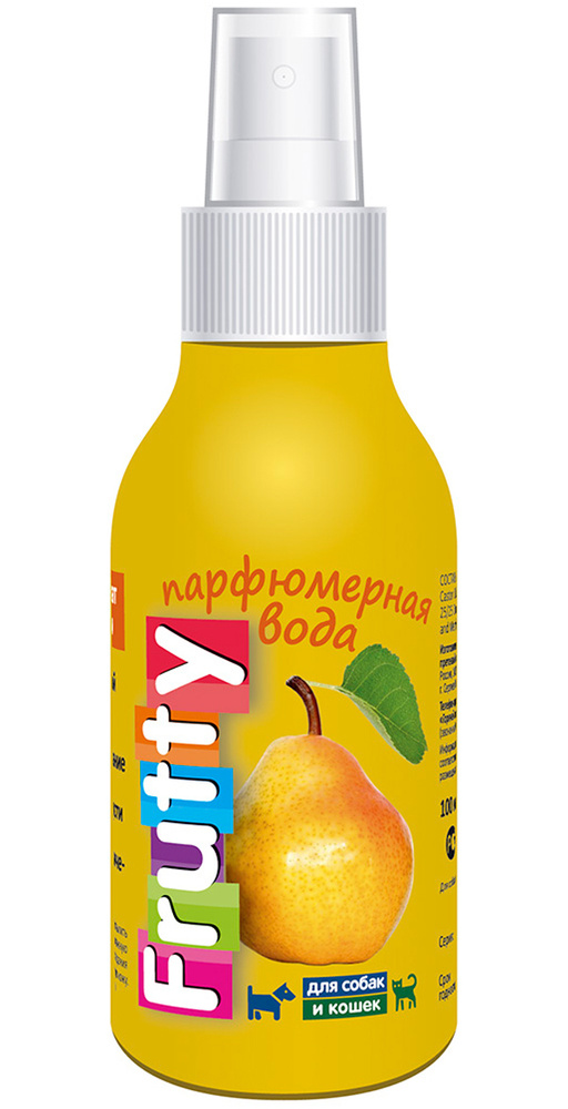 АВЗ FRUTTY 100 мл парфюмерная вода для собак и кошек груша 1х36  #1