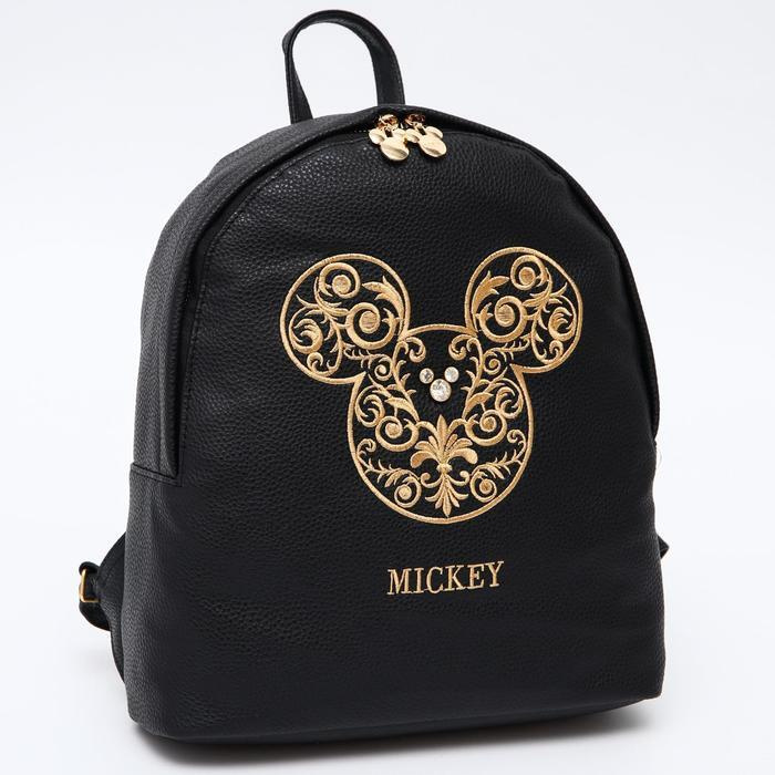 Рюкзак из искусственной кожи, 24 см х 8 см х 36 см "Красотка", Микки Маус  #1
