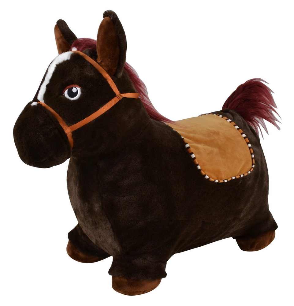 Прыгуны-животные Pituso Лошадка Темно-коричневый #1